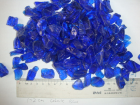 Dark Blue Aquascaping Glass Rock