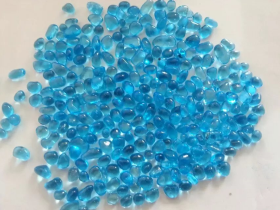 Aqua Blue Aquarium Glass Beads