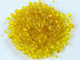 Yellow Aquairum Glass Granules