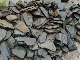 River Washed Natural Slate Rock Aquascaping