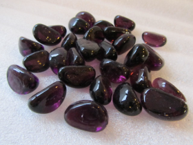 Aquarium Purple Glass Pebbles