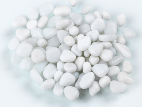 White Aquairum Glass Beads