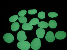 Luminescent Glass Pebbles for Fish Tank