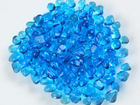 Sky Blue Glass Beads for Aquascaping