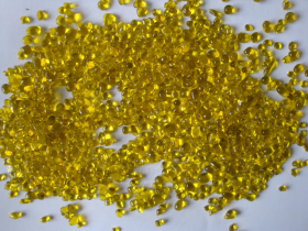 Yellow Glass Aquarium Beads
